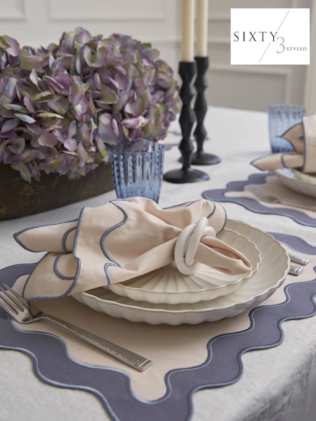Sixty3 Styled Set of 4 Dusk Placemats (F09469) | £72