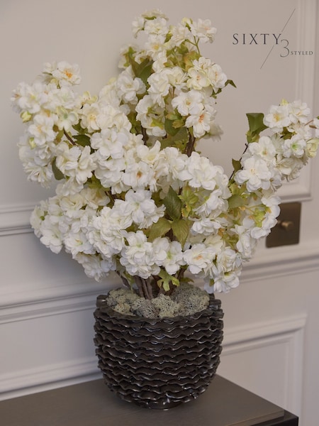 Sixty3 Styled Bronze Petal Vase (F09481) | £150