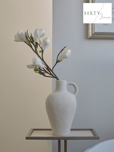 Sixty3 Styled White Nova Vase (F09482) | £68