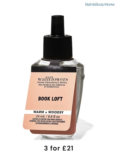 Bath & Body Works Book Loft Wallflower Diffuser Fragrance Refill 0.8 fl oz / 24 ml (F09846) | £9