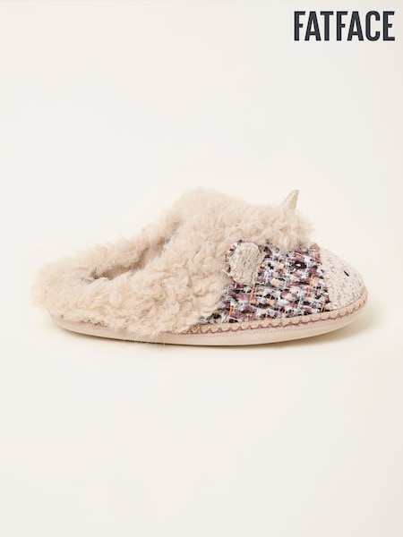 FatFace Una Natural Unicorn Novelty Slipper (F11293) | £32