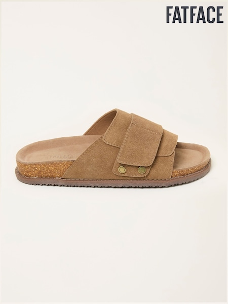 FatFace Natural Wrapped Open Toe House Shoe (F11308) | £42.50