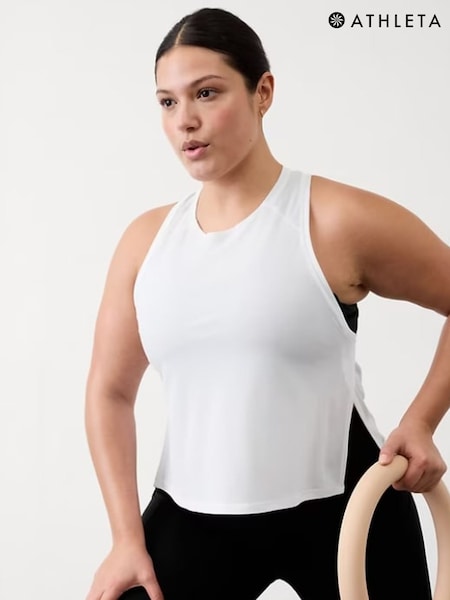 Athleta White Momentum Seamless Tank Top (F11407) | £30