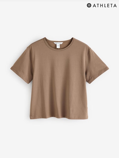 Athleta Brown Essential Tee (F11420) | £40