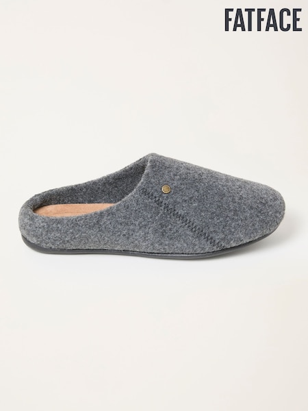 FatFace Ashby Grey Flexi Sole House Shoe (F11464) | £32