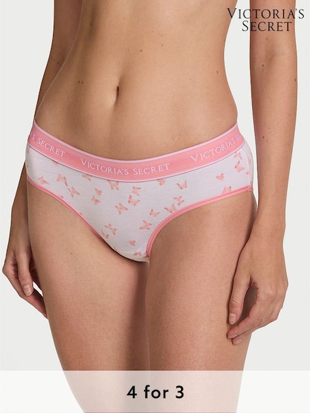 Victoria's Secret Rose Pink Butterflies Hipster Knickers (F11513) | £9