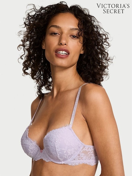 Victoria's Secret Feather Purple Push Up Twinkle Strap Bra (F11519) | £59