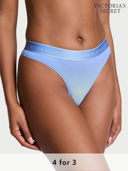 Victoria's Secret Blue Ombre Thong Knickers (F11527) | £9