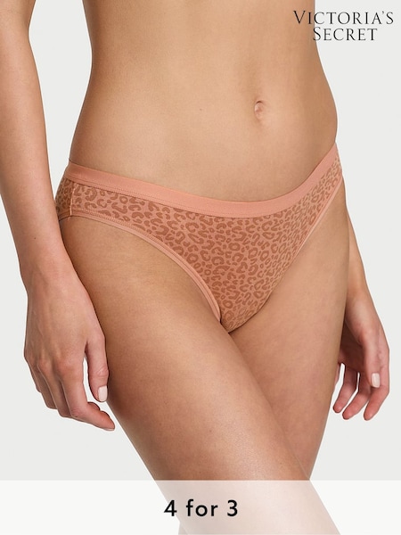 Victoria's Secret Leopard Nude Bikini Knickers (F11531) | £9