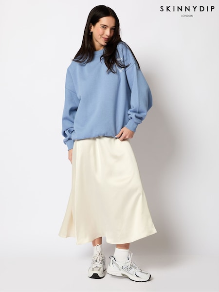 Skinnydip Blue Take Your Opinions Elsewhere Sweatshirt (F11873) | £35