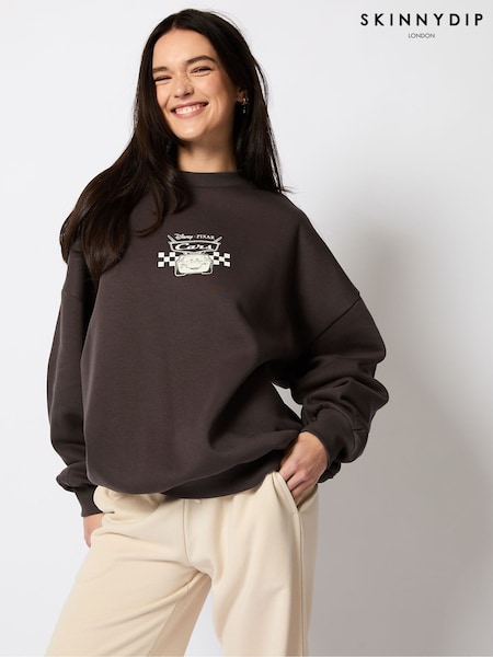Skinnydip Grey Disney Cars Sweatshirt (F11902) | £35