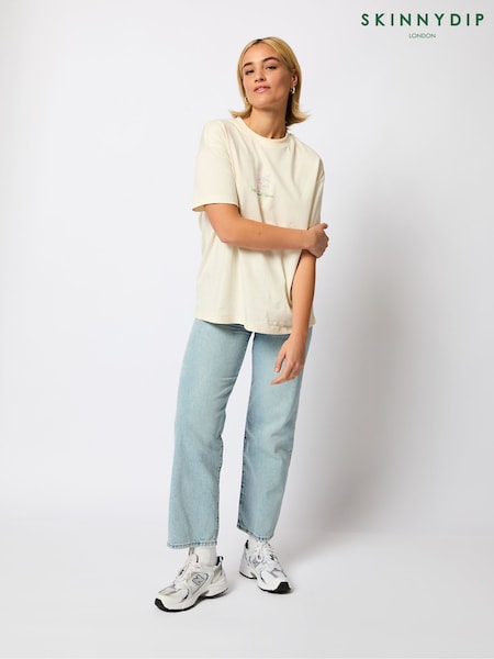 Skinnydip White Brunch Club T-Shirt (F11904) | £22