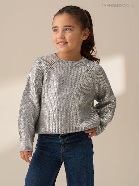 Angel & Rocket Silver Eden Foil Jumper (F11934) | £30 - £34