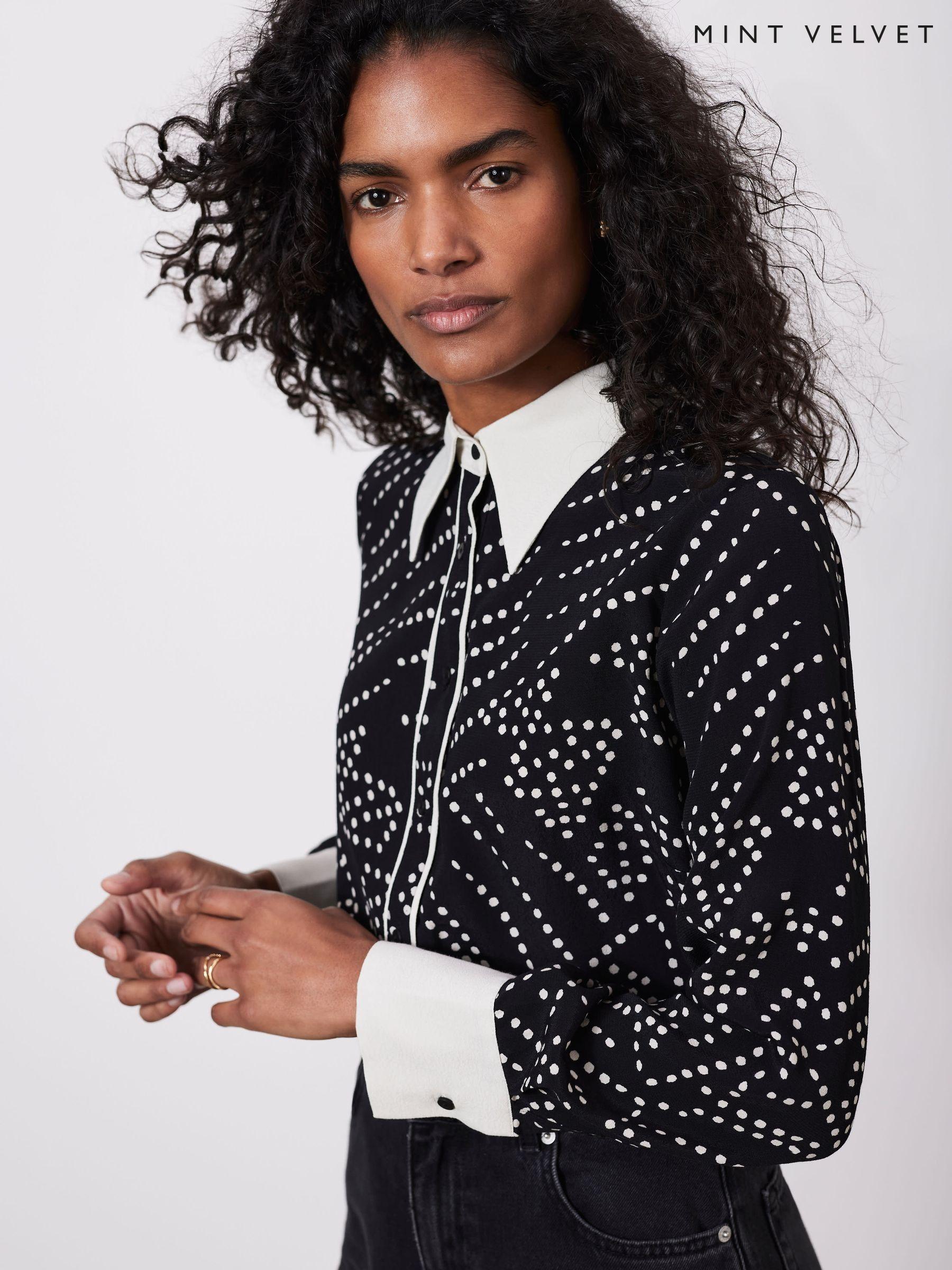Buy Women s Mint Velvet Spots Tops Online Next UK