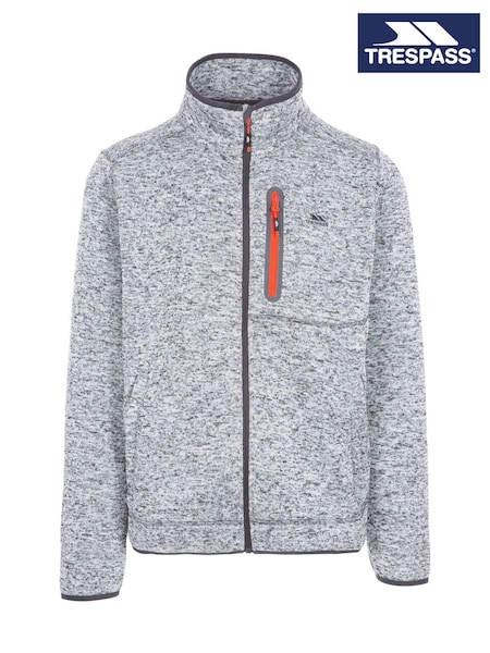 Trespass Male Grey Bingham Fleece (F12095) | £32