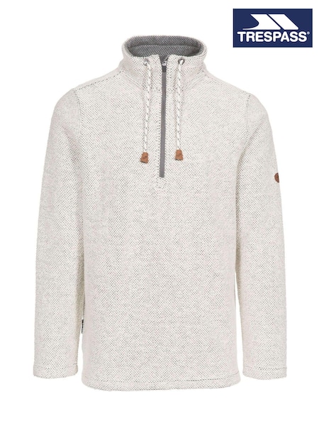 Trespass Male Falmouthfloss Casual White Sweater (F12175) | £40