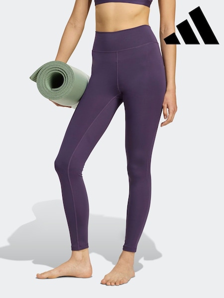 adidas Purple All Me Essentials 1/1 Leggings (F12575) | £35