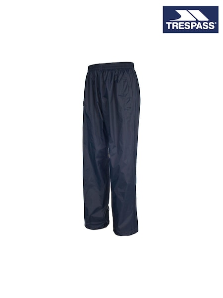 Trespass Unisex Blue Qikpac Packaway Trousers (F12640) | £22