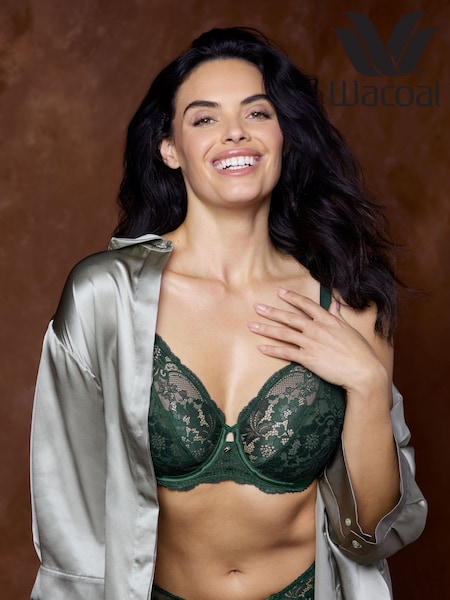 Wacoal Green Natsuki Lace UW Bra (F12851) | £56