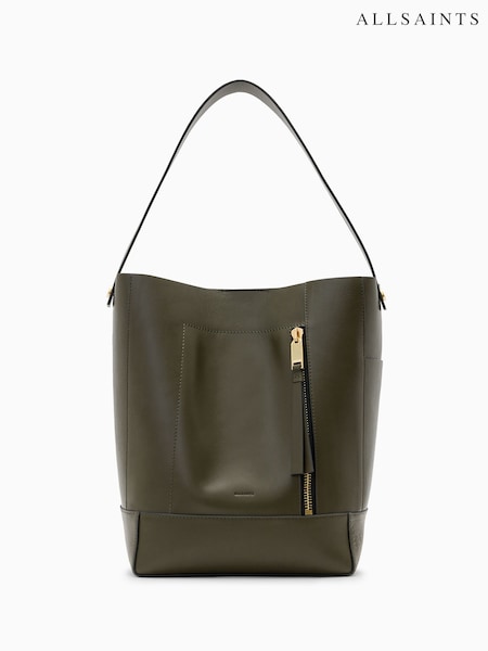 AllSaints Green Alba Hobo Bag (F13506) | £299
