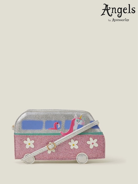 Angels By Accessorize Pink Girls Camper Van Crossbody Bag (F13637) | £16