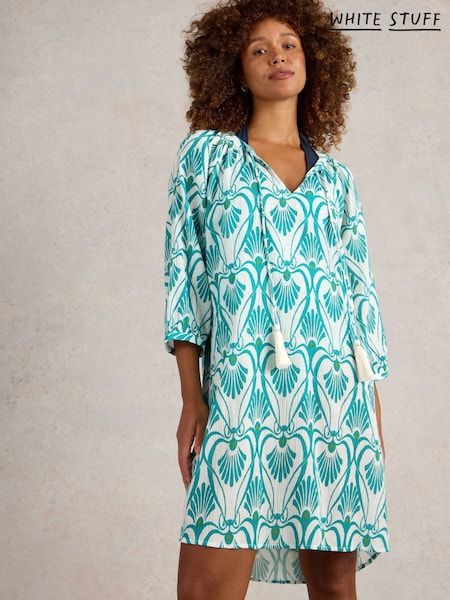 White Stuff Blue Lottie Cover-Up (F13875) | £59