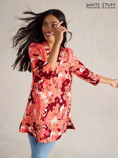 White Stuff Red Blake 100% Linen Tunic (F13896) | £75