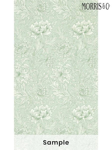 Morris & Co Willow Chrysanthemum Toile Simply Morris Wallpaper Sample (F13963) | £1