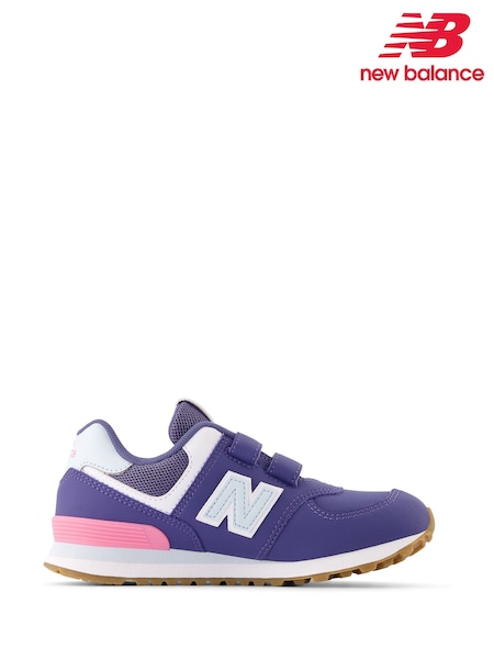 New Balance Blue Girls 574 Trainers (F13975) | £55
