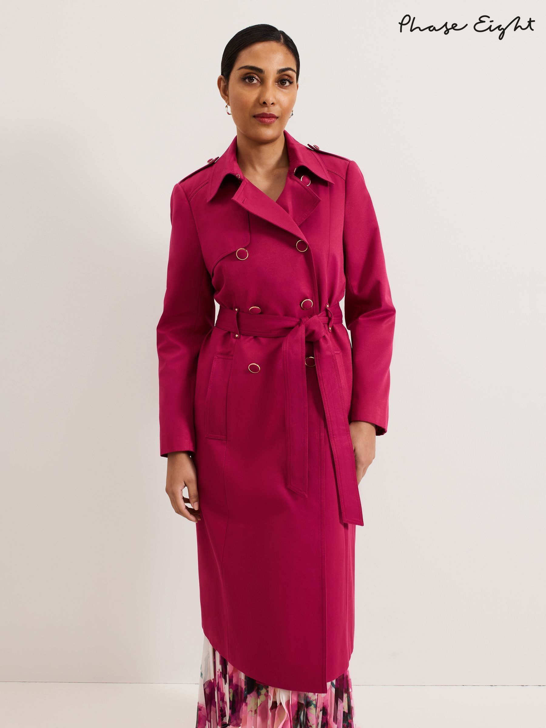 Women's Pink Long Coats & Jackets | Next Official Site