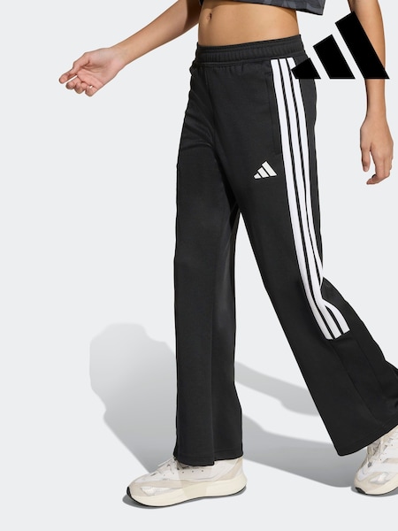 adidas Black House of Tiro High-Waisted Wide-Leg Joggers Kids (F14134) | £33