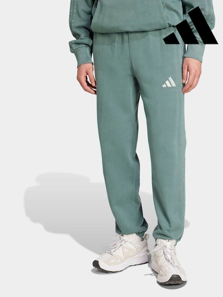 adidas Green Loose ALL SZN French Terry Washed Joggers (F14136) | £0