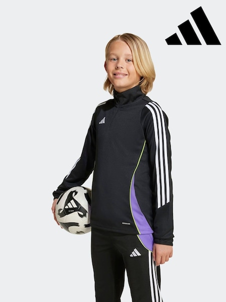 adidas Black Tiro 24 Training Kids Top (F14247) | £30
