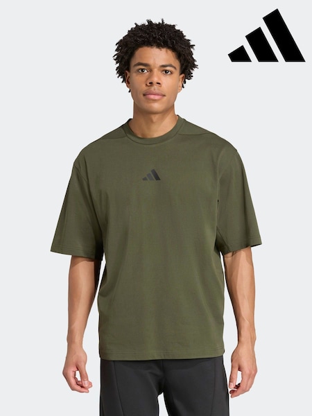 adidas Green Oversize T-Shirt (F14268) | £35