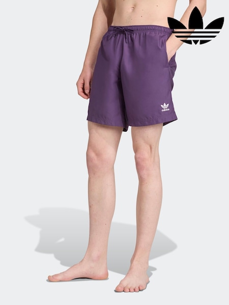 adidas Purple Adic 8 Inch Swim Shorts (F14337) | £30
