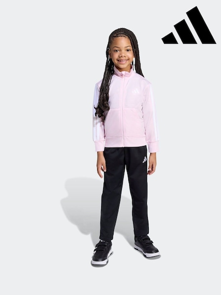 adidas Pink Essentials Climacool Tracksuit Little Kids (F14362) | £33