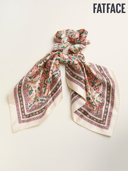 FatFace Chalk White Ornate Paisley Hair Tie (F14513) | £10.50