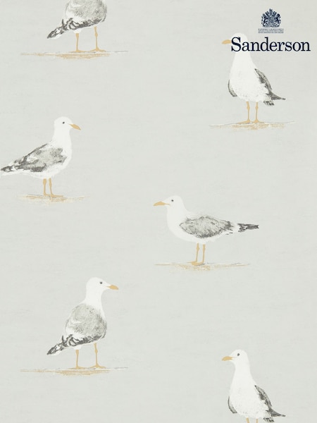 Sanderson Gull Home Shore Birds Wallpaper Sample (F14660) | £1