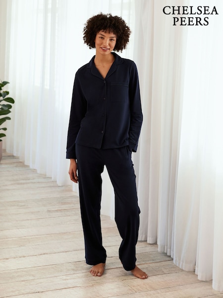 Chelsea Peers Blue Long Pyjamas Sets (F14767) | £52