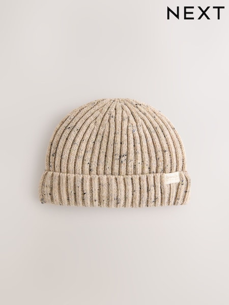 Neutral Baby Knitted Beanie Hat (0mths-2yrs) (F14818) | £6