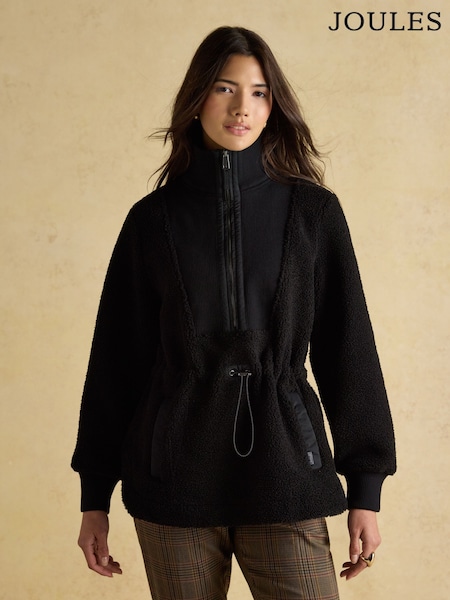 Joules Thurleston Black Borg Fleece (F14898) | £79