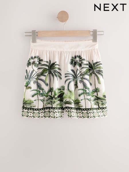 White Ground Summer Beach Shorts (F14958) | £18