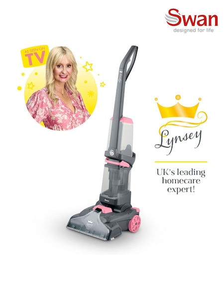 Swan Pink TV's Queen of Clean Carpet Washer 2.1L (F14977) | £170