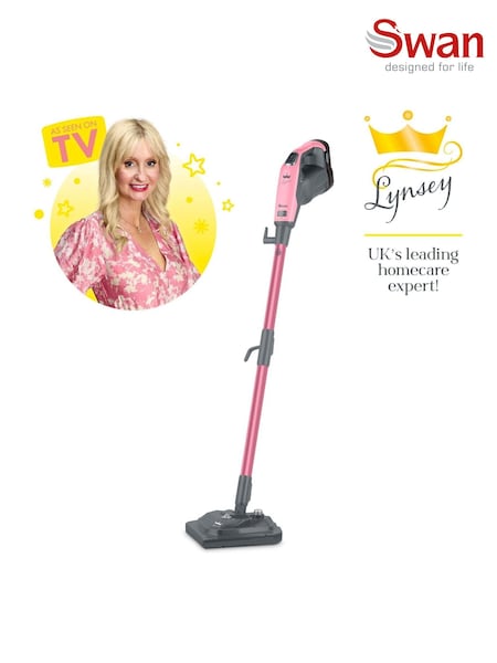 Swan Pink TV's Queen of Clean 16in1 Steam Mop (F14980) | £70