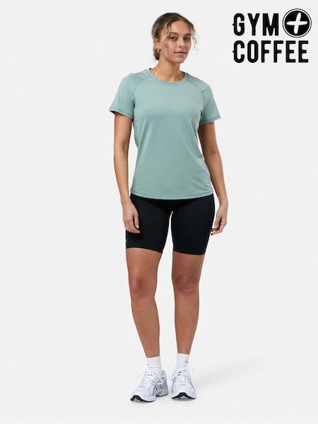 Gym + Coffee Green Relentless Womens T-Shirt (F15092) | £30