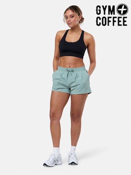 Gym + Coffee Green Contender Shorts (F15095) | £40
