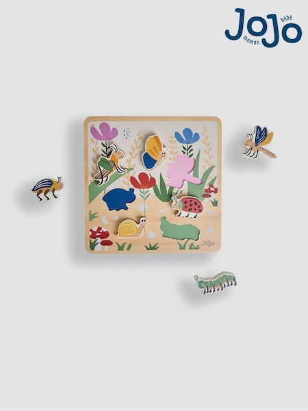 JoJo Maman Bébé Bug Wooden Puzzle (F15106) | £16