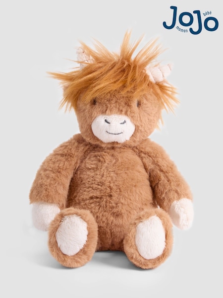 JoJo Maman Bébé Connie Highland Cow Soft Toy Small (F15110) | £14