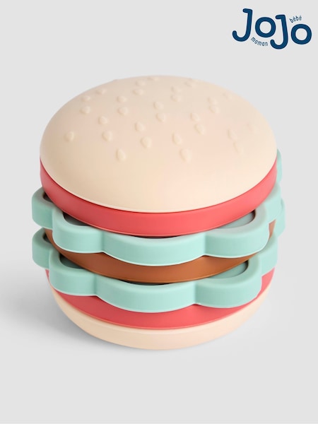 JoJo Maman Bébé Silicone Stacking Burger (F15112) | £14
