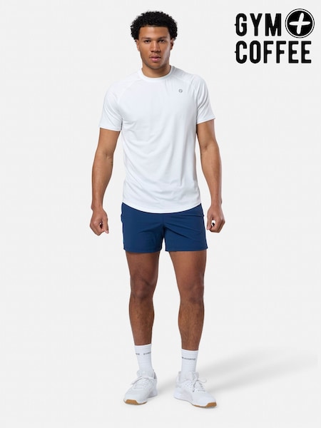 Gym + Coffee White Relentless T-Shirt (F15582) | £30